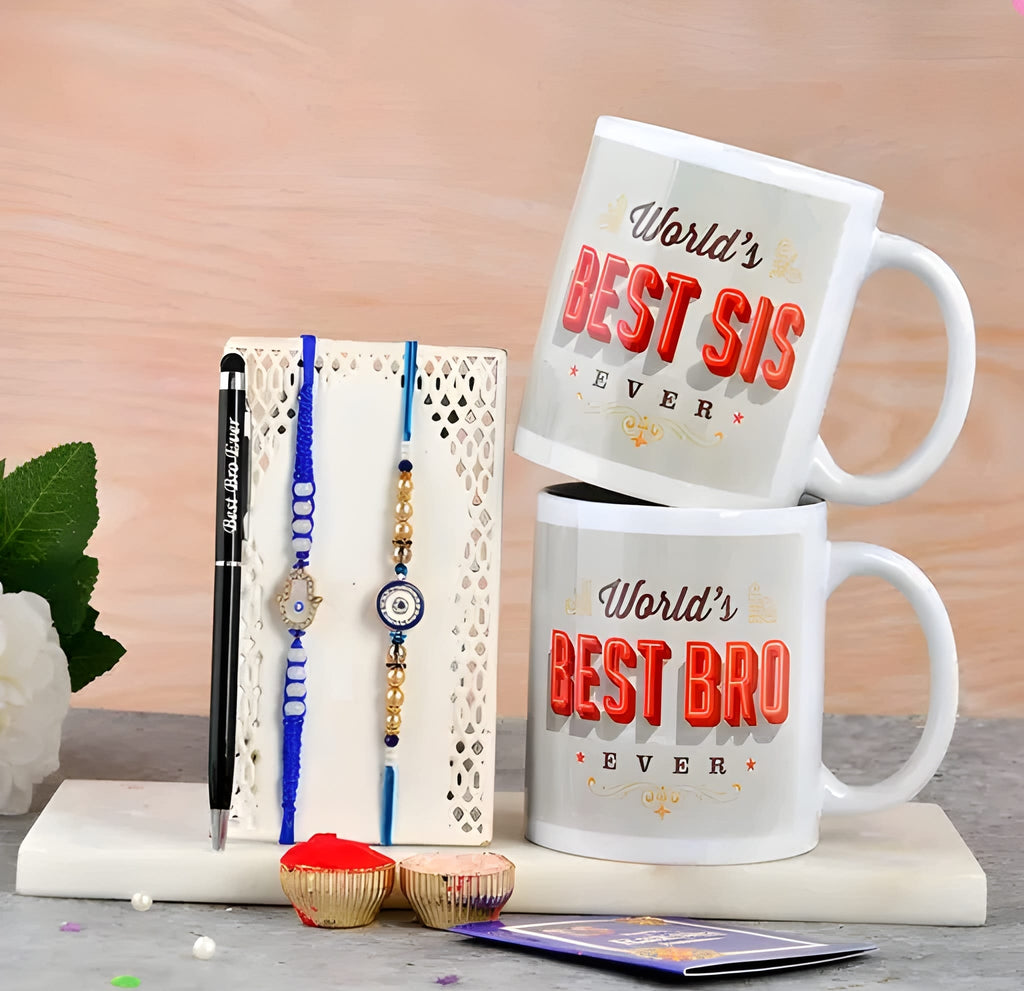 World's Best Bro & Sis Gift Combo.