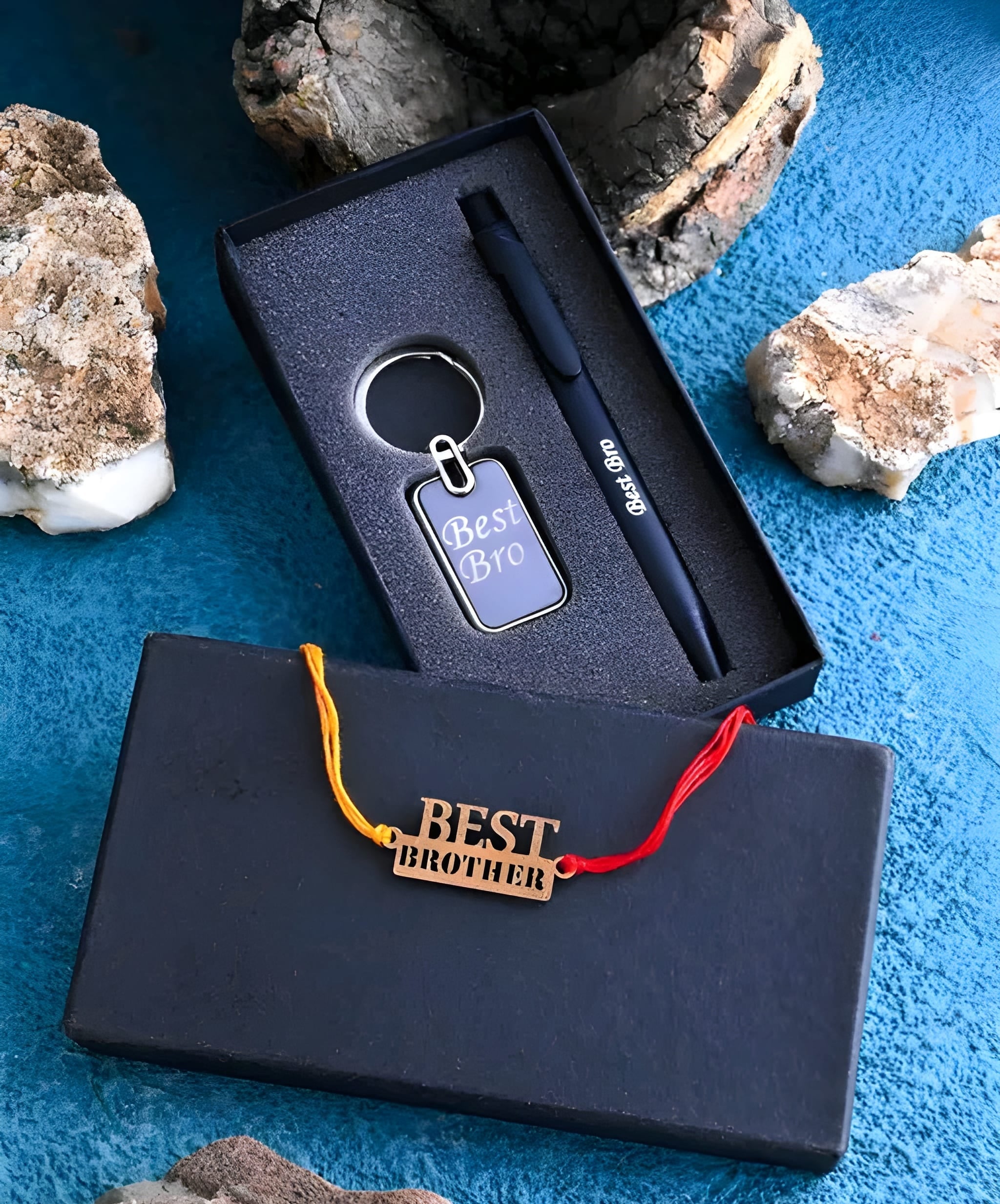 Best Bro Metal Pen With Key Chain Gift set For Brother.